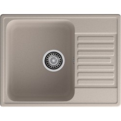 Кухонная мойка GRANFEST QUARZ Z-13 песочный + сифон