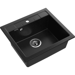 Кухонная мойка GRANFEST QUADRO Q-561 черный
