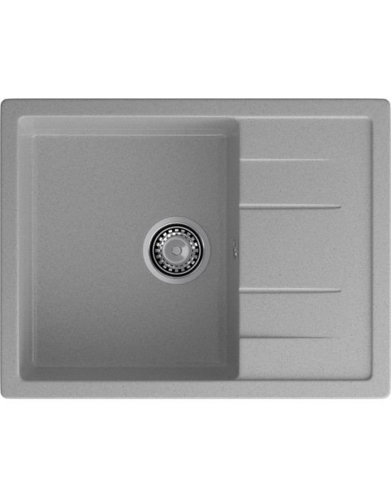 Кухонная мойка GRANFEST QUADRO Q-650L серый