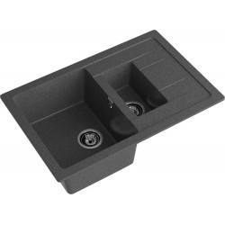 Кухонная мойка GRANFEST QUADRO Q-775KL графит
