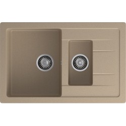 Кухонная мойка GRANFEST QUADRO Q-775KL песочный