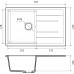 Кухонная мойка GRANFEST QUADRO Q-780L терракот