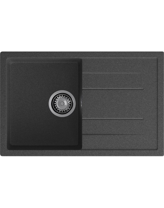 Кухонная мойка GRANFEST QUADRO Q-780L графит