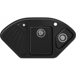 Кухонная мойка GRANFEST CORNER C-1040E черный Кухонная мойка GRANFEST CORNER C-1040E черный