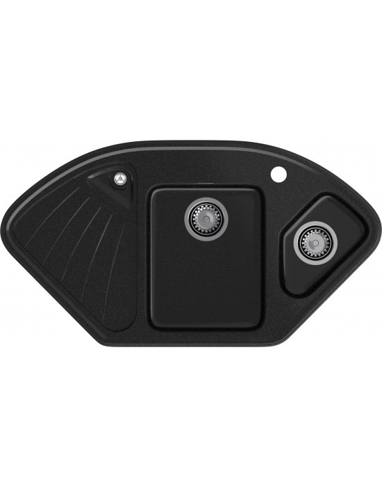 Кухонная мойка GRANFEST CORNER C-1040E черный