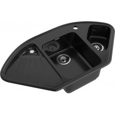 Кухонная мойка GRANFEST CORNER C-1040E черный