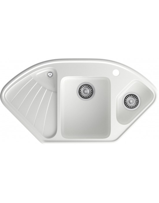 Кухонная мойка GRANFEST CORNER C-1040E иней
