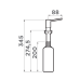 Дозатор Omoikiri OM-02-P GR leningrad grey