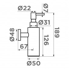 Дозатор Omoikiri OM-07 C хром