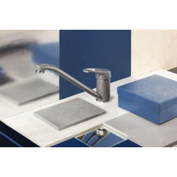 Смеситель для кухни Omoikiri Kado GR leningrad grey
