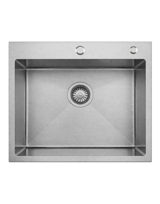 Кухонная мойка из нержавейки BLANTEK LS-5848S Brushed