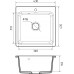 Кухонная мойка GRANFEST SMART SM-430 бежевый + сифон