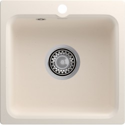 Кухонная мойка GRANFEST SMART SM-430 белый + сифон