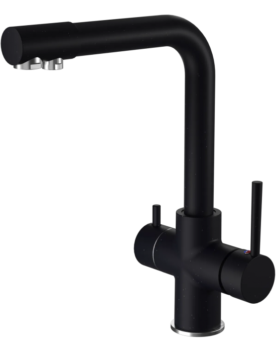 Смеситель для кухни GRANFEST QUARZ Z-5423 черный