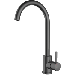 Смеситель для кухни GRANFEST QUARZ Z-5410 PVD графит Смеситель для кухни GRANFEST QUARZ Z-5410 PVD графит