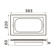 Контейнер для мойки Omoikiri DC-05-1 IN Контейнер для мойки Omoikiri DC-05-1 IN