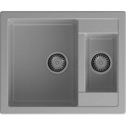 Кухонная мойка GRANFEST QUADRO Q-610K серый