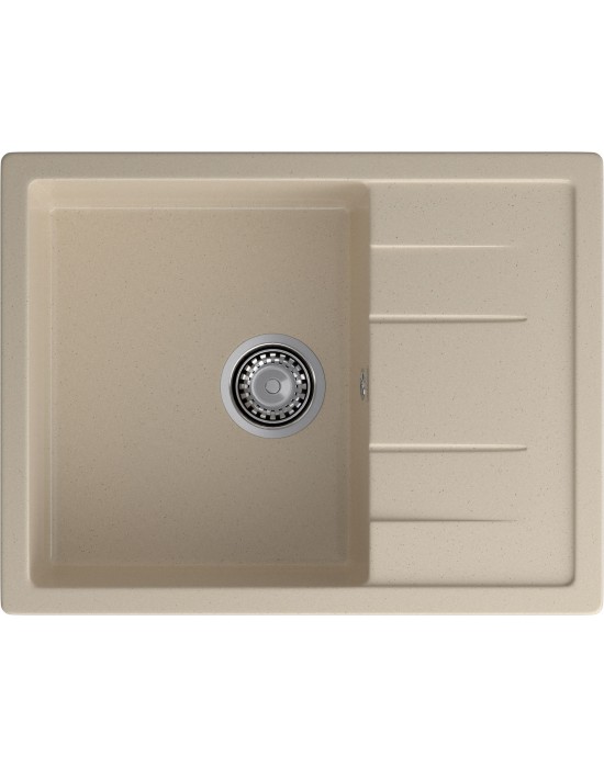 Кухонная мойка GRANFEST QUADRO Q-650L кашемир