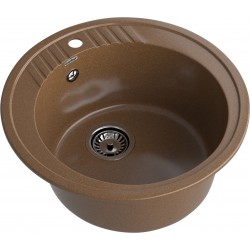 Кухонная мойка GRANFEST RONDO R-520 терракот