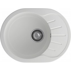 Кухонная мойка GRANFEST RONDO R-580L иней