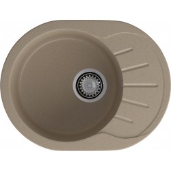 Кухонная мойка GRANFEST RONDO R-580L песочный