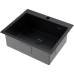 Кухонная мойка из нержавейки Omoikiri Akisame 59-GB  графит