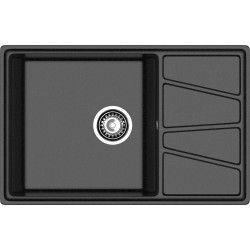 Кухонная мойка GRANFEST VERTEX V-780L черный