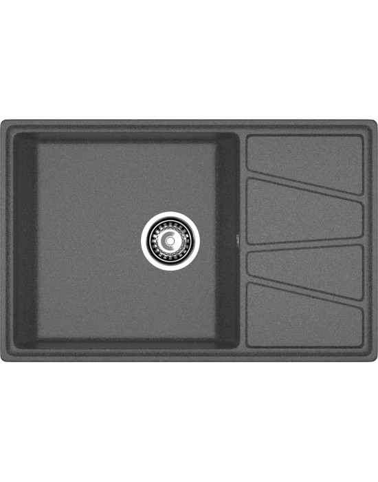 Кухонная мойка GRANFEST VERTEX V-780L графит