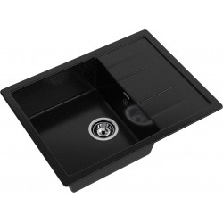 Кухонная мойка GRANFEST QUADRO Q-650L черный
