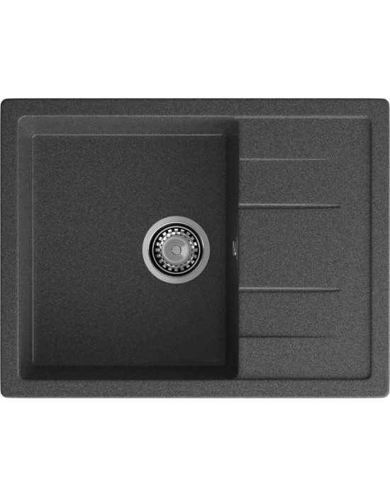 Кухонная мойка GRANFEST QUADRO Q-650L графит