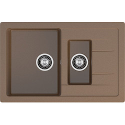 Кухонная мойка GRANFEST QUADRO Q-775KL терракот