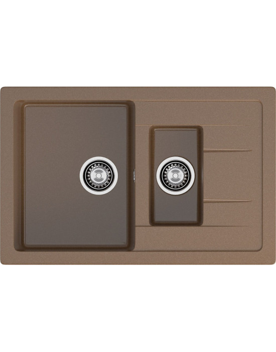 Кухонная мойка GRANFEST QUADRO Q-775KL терракот