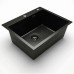 Кухонная мойка из нержавейки BLANTEK LS-5848SNB Snake texture black