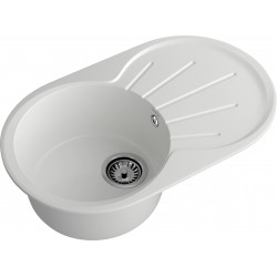 Кухонная мойка GRANFEST RONDO R-750L иней