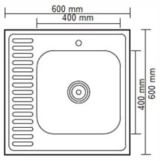 Кухонная мойка Ledeme L66060-R