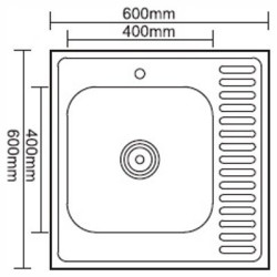 Кухонная мойка Ledeme L66060-L Кухонная мойка Ledeme L66060-L