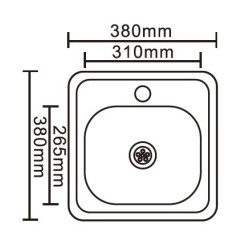 Кухонная мойка LEDEME L63838-6 Кухонная мойка LEDEME L63838-6