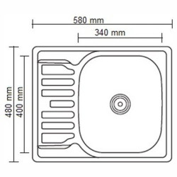 Кухонная мойка Ledeme L65848-6R Кухонная мойка Ledeme L65848-6R