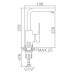 Смеситель для кухни Ledeme H30 L4030-2