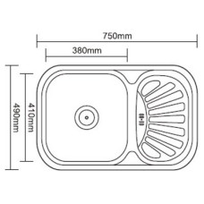 Кухонная мойка LEDEME L67549-L Кухонная мойка LEDEME L67549-L