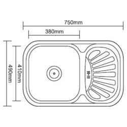 Кухонная мойка LEDEME L67549-L Кухонная мойка LEDEME L67549-L