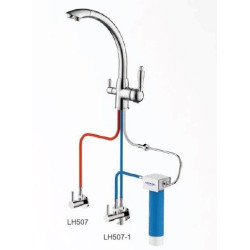 Смеситель для кухни LEDEME L4455-3