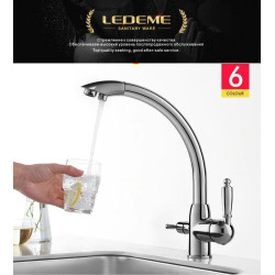 Смеситель для кухни LEDEME L4455-3