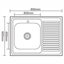 Кухонная мойка Ledeme L98060-L Кухонная мойка Ledeme L98060-L