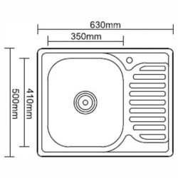 Кухонная мойка LEDEME L66350-6 Кухонная мойка LEDEME L66350-6