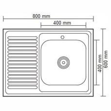 Кухонная мойка Ledeme L98060-R Кухонная мойка Ledeme L98060-R