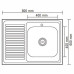 Кухонная мойка Ledeme L98060-R