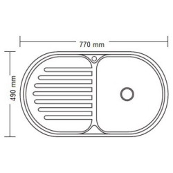 Кухонная мойка Ledeme L67749-R Кухонная мойка Ledeme L67749-R