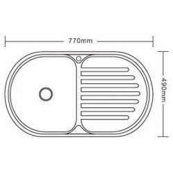 Кухонная мойка Ledeme L67749-L Кухонная мойка Ledeme L67749-L