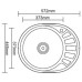 Кухонная мойка LEDEME L65745-L